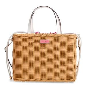 Kate Spade Sam Wicker Medium Satchel